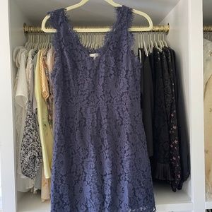 Joie lace navy dress